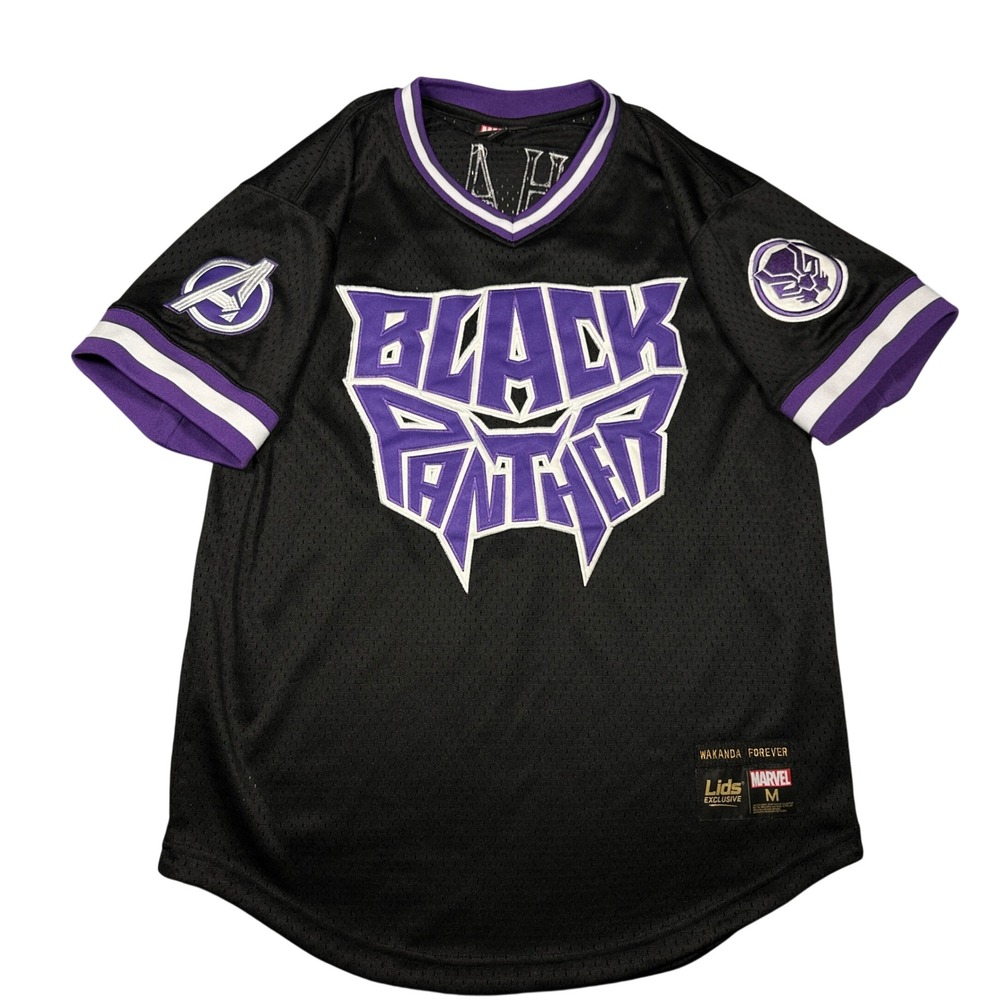 Marvel Black Panther Jersey T'Challa 66 Lids Exclusive‎ Medium